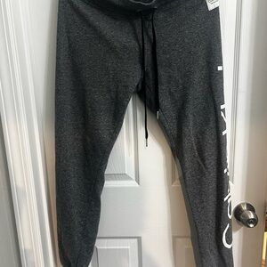 Calvin Klein Charcoal Gray Logo Jogger Pants